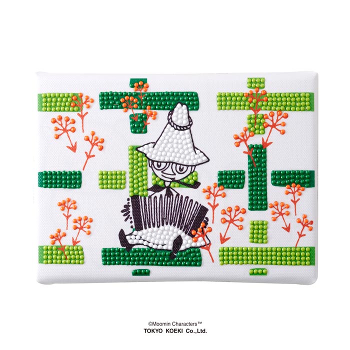 【在庫限り】ダイヤモンドフィックス　ムーミンアートコレクション「Hooray Snufkin」【MOOMIN/ダイヤモンドアート/アートボード/スナフキン/北欧】