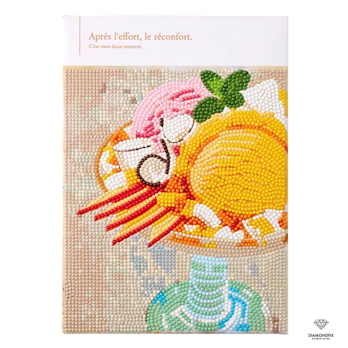 ダイヤモンドフィックス スイーツB「フルーツジェラート」【キット/kit/sweets/お菓子/アート/ポスター/クラフト/インテリア】