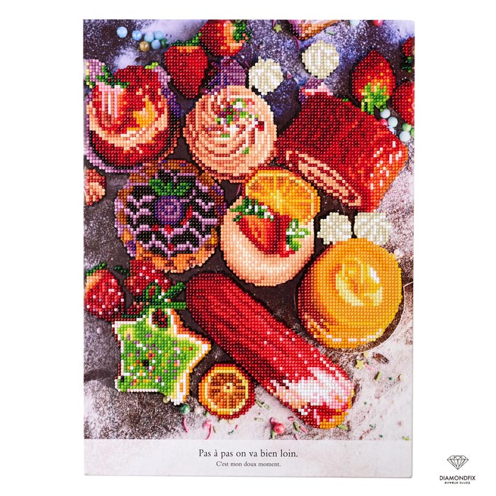 ダイヤモンドフィックス スイーツF「パティシエコレクション」【キット/kit/sweets/お菓子/アート/ポスター/クラフト/インテリア】
