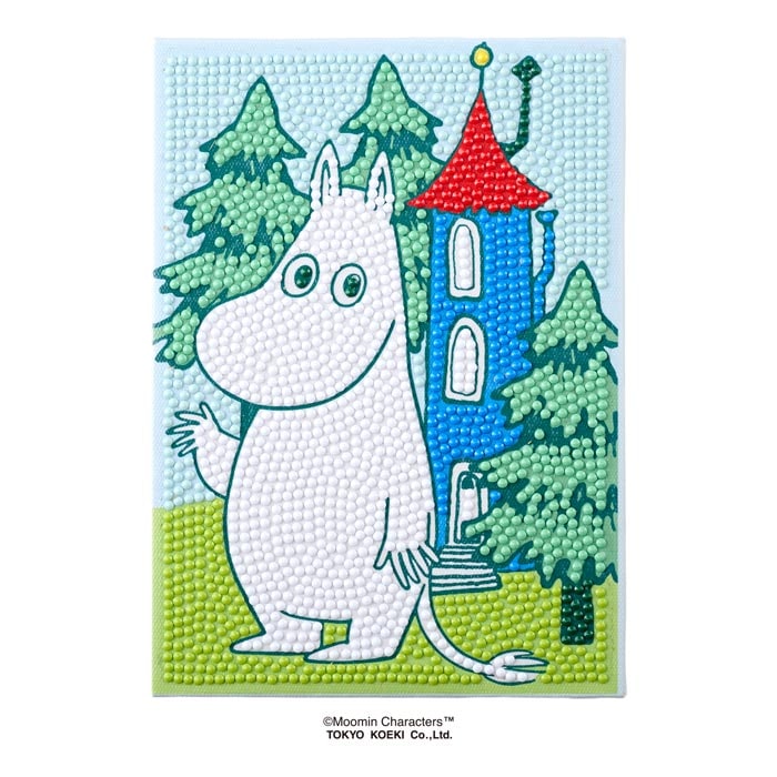 ムーミン「ムーミンやしきへようこそ」ダイヤモンドフィックス【MOOMIN アートボード 北欧】