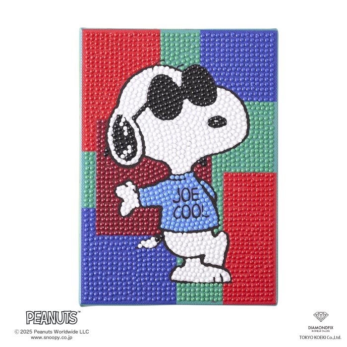 キット/ダイヤモンドフィックス スヌーピー JOE COOL【PEANUTS SNOOPY DIAMONDFIX ダイヤモンドアート ...