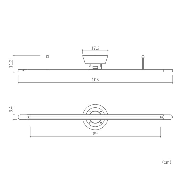ワンタッチ ライティングレール