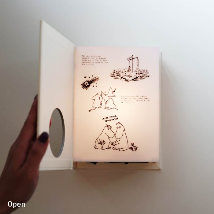 Moomin book lamp ムーミンブックランプ