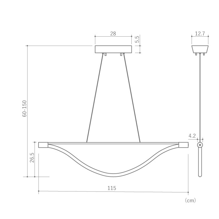 Yunel rope ユネルロープ ペンダントランプ