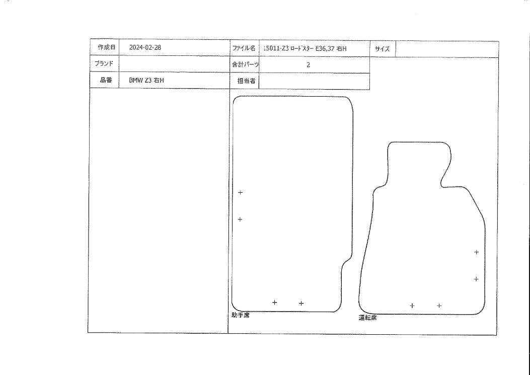 BMW Z3 1996/8～2003/1 E36/7、E36/8 | 右ハンドル用または左ハンドル