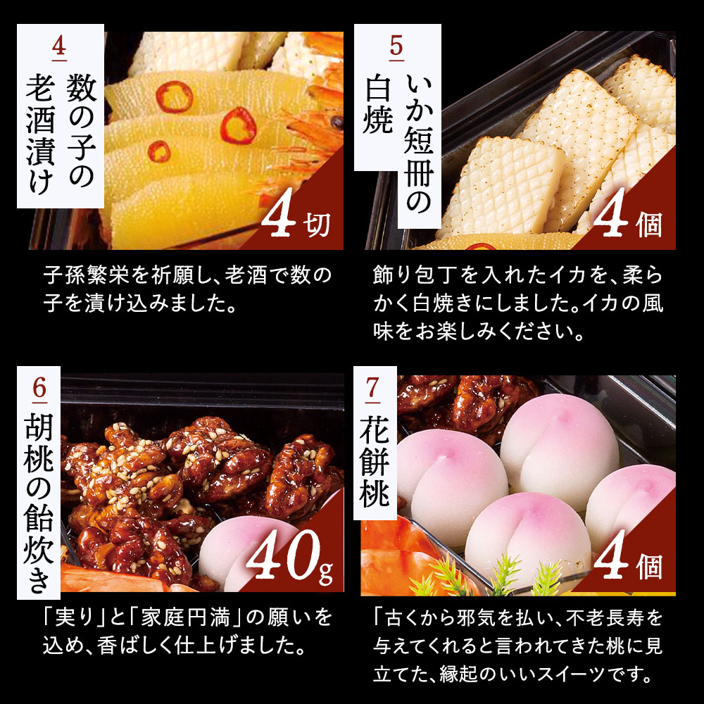 謝朋殿 中華おせち『鮑入り八角』二段重