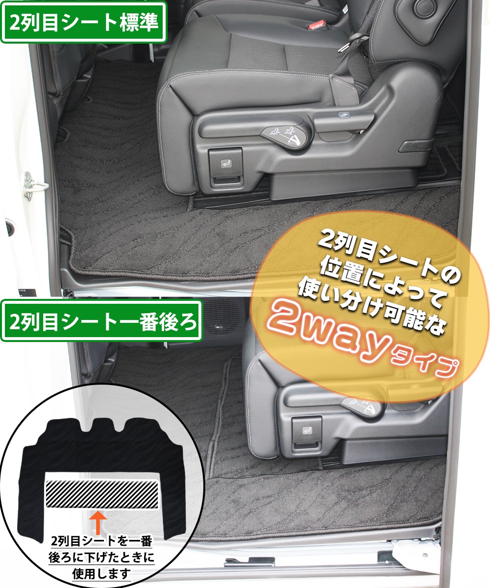 新型ステップワゴン スパーダ エアー RP6 RP7 RP8系 フロアマット 