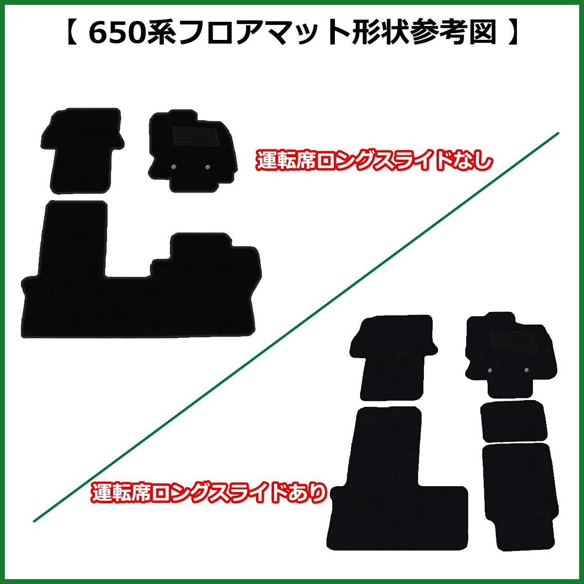 ダイハツ 新型 タント タントカスタム LA650S フロアマット&ラゲッジ 