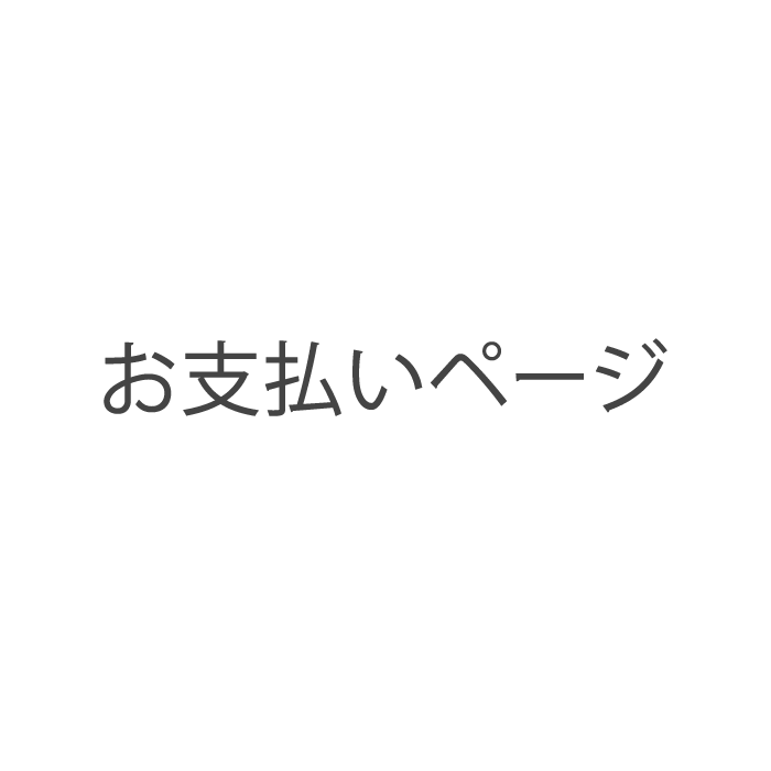 お支払いページ