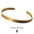 ネームバングル Name Bangle : Kariet|オリジナルアクセサリー