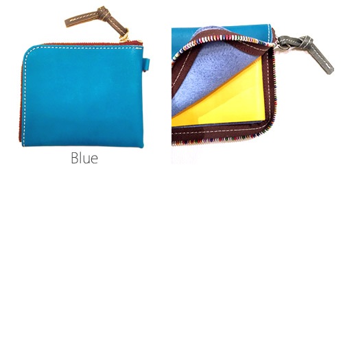 コーナーウォレット 本革【ヌメ革】コンパクト財布