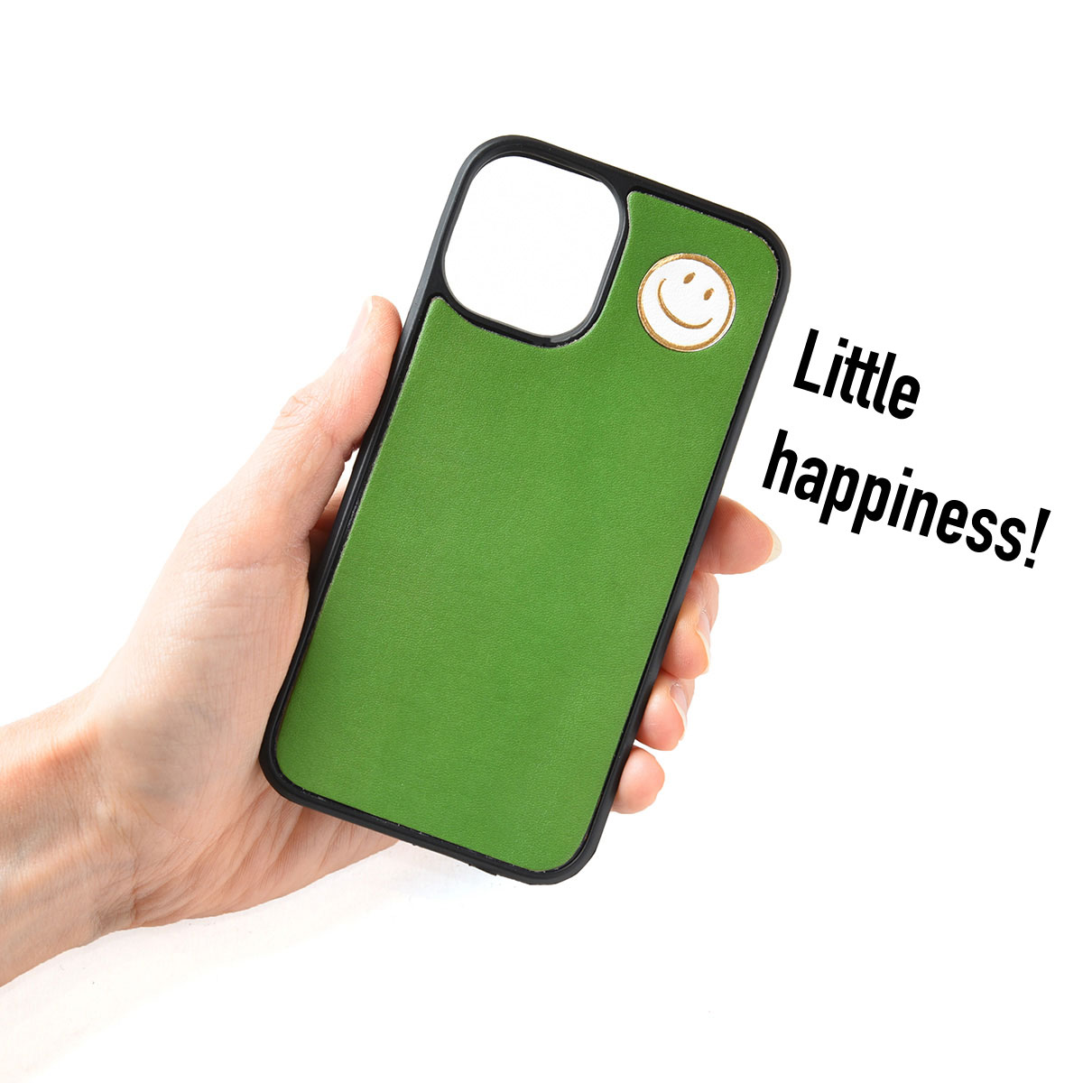 iPhoneOpenCase:   Design K_3：ミニマーク埋込み/スマイル