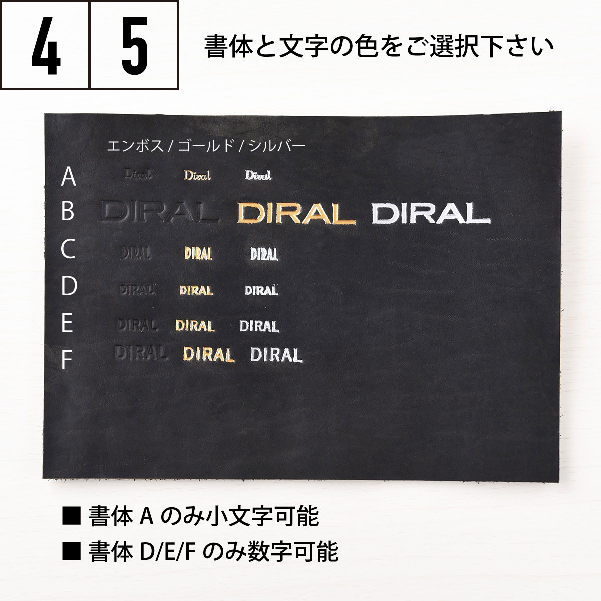 iPhoneOpenCase: Design E_1:ミニマーク刻印(スマイル)+名入れ