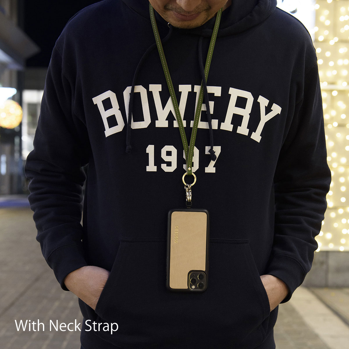 iPhoneOpenCase:   Design E_4:ミニマーク刻印(スター)+名入れ