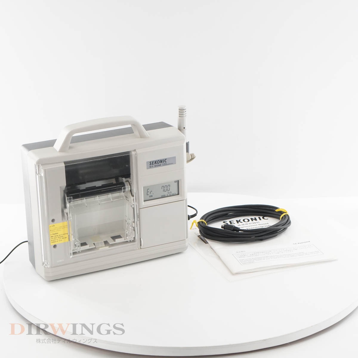 [DW]USED 8���ݾ� 3������ SEKONIC ST-50M HYGRO THERMOGRAPH �����ٵ�Ͽ�� AC�����ץ��� �谷������ [05977-0728]