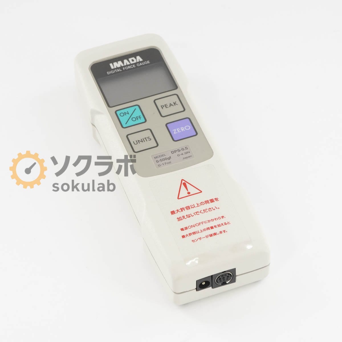 [JB]USED �ݾڤʤ� IMADA DPS-0.5 DIGITAL FORCE GAUGE �ǥ�����ե����������� 0-500gf 0-4.9N 0-17oz [05833-0114]