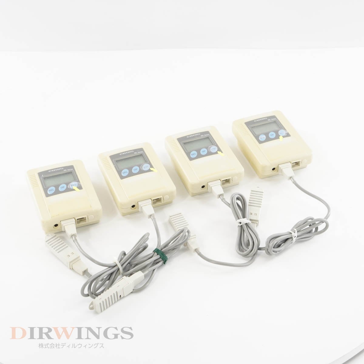 [DW]USED 8���ݾ� 7���å����� 4�楻�å� CHINO MD6661 MD6000 HUMIDITY LOGGER ̵�������٥����� ������ MD9281 [06195-0129]