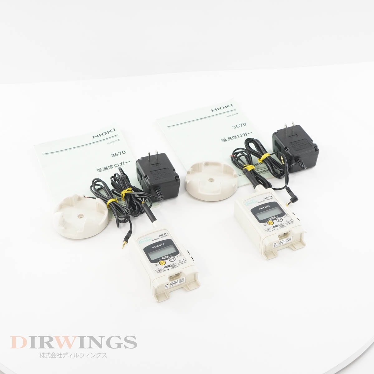 [DW]USED 8���ݾ� 2���å����� 2�楻�å� 12/2020CAL HIOKI 3670 HUMIDITY LOGGER �����٥����� �磻��쥹������ AC������...[06195-0219]