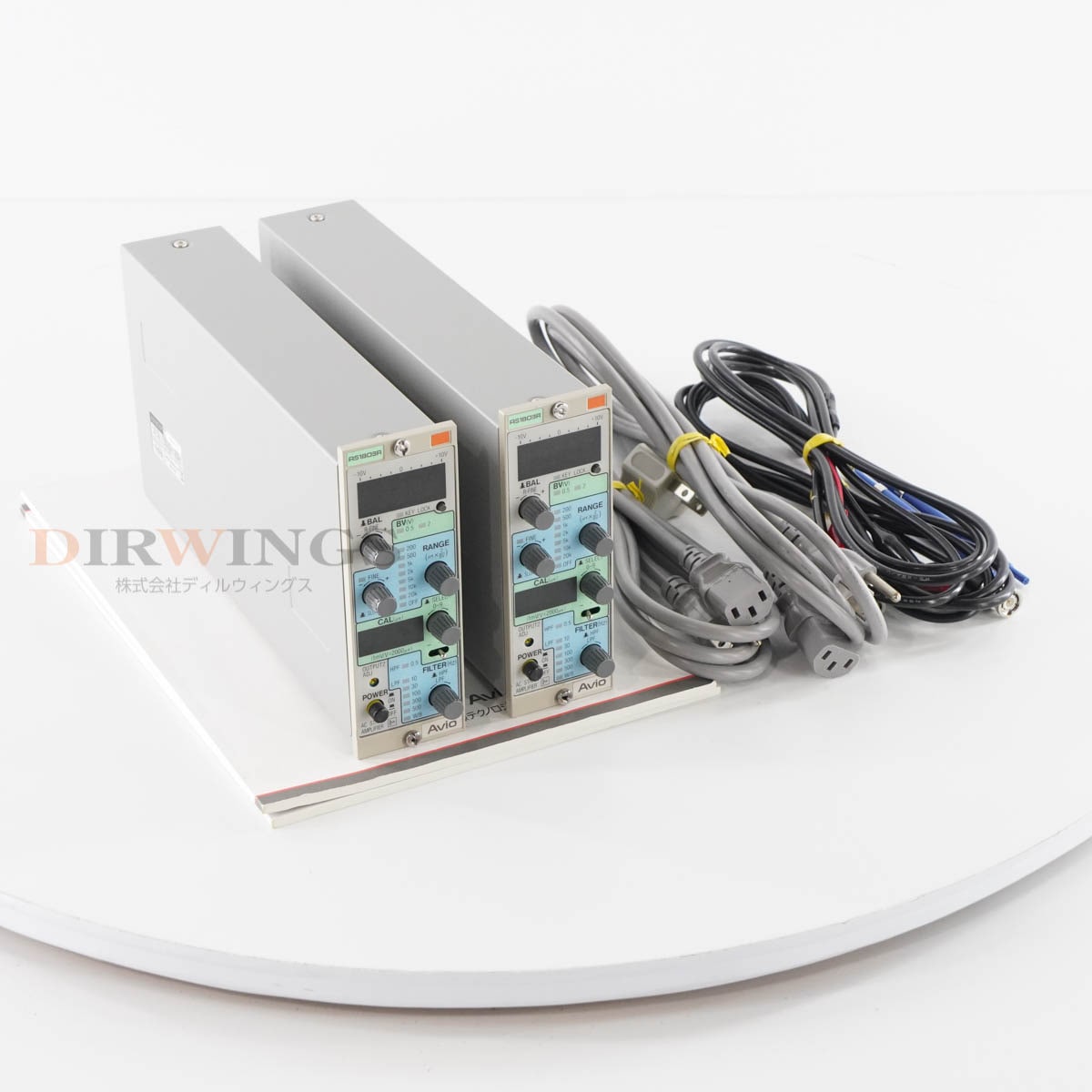 [DW]USED 8���ݾ� 2�楻�å� 02/2023CAL NEC Avio AS1803R STRAIN AMPLIFIER ư�Ҥ���¬��� ���ȥ쥤�󥢥�� �Ÿ������� ...[06354-0013]