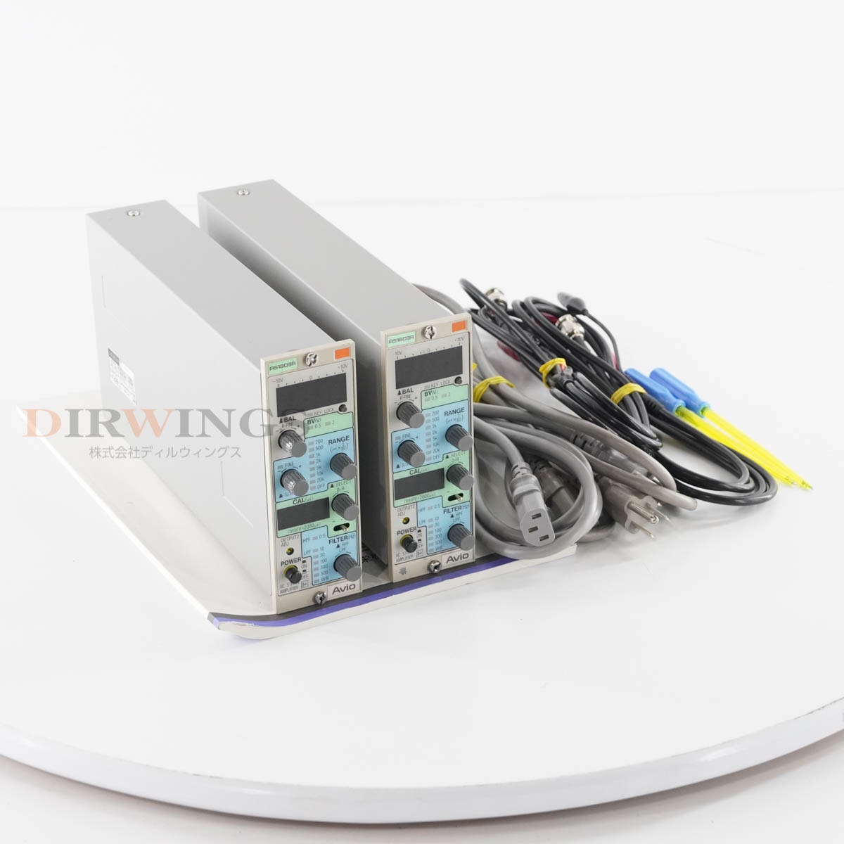 [DW]USED 8���ݾ� 5���å����� 2�楻�å� 01/2023CAL NEC Avio AS1803R STRAIN AMPLIFIER ư�Ҥ���¬��� ���ȥ쥤�󥢥��...[06354-0012]