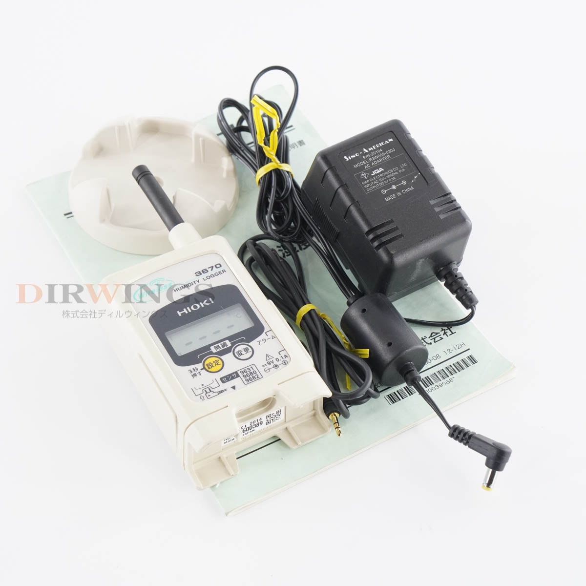 [DW]USED 8���ݾ� 12/2023CAL HIOKI 3670 HUMIDITY LOGGER �����٥����� �磻��쥹������ AC�����ץ��� �谷������ [06493-0322]