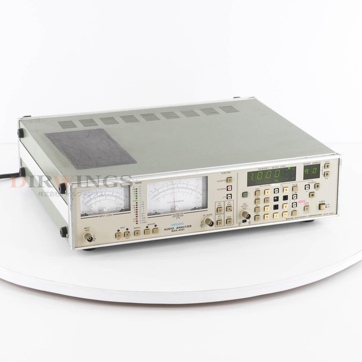 [DW]USED 8ݾ MEGURO MAK-6581 AUDIO ANALYZER ǥʥ饤 [06668-0052]