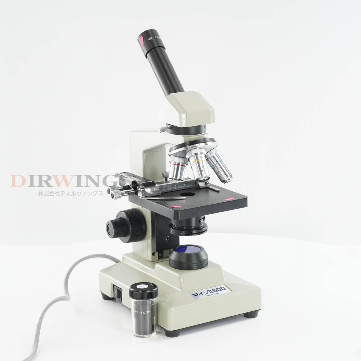 DW]USED 8日保証 Nakamura マインII600 Microscope 顕微鏡 生物顕微鏡 