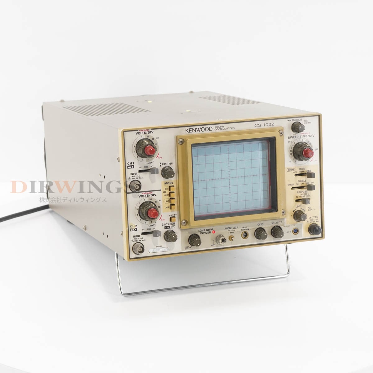 [DW]USED 8���ݾ� KENWOOD CS-1022 OSCILLOSCOPE �������������� 20MHz �Ÿ������� [06544-0066]