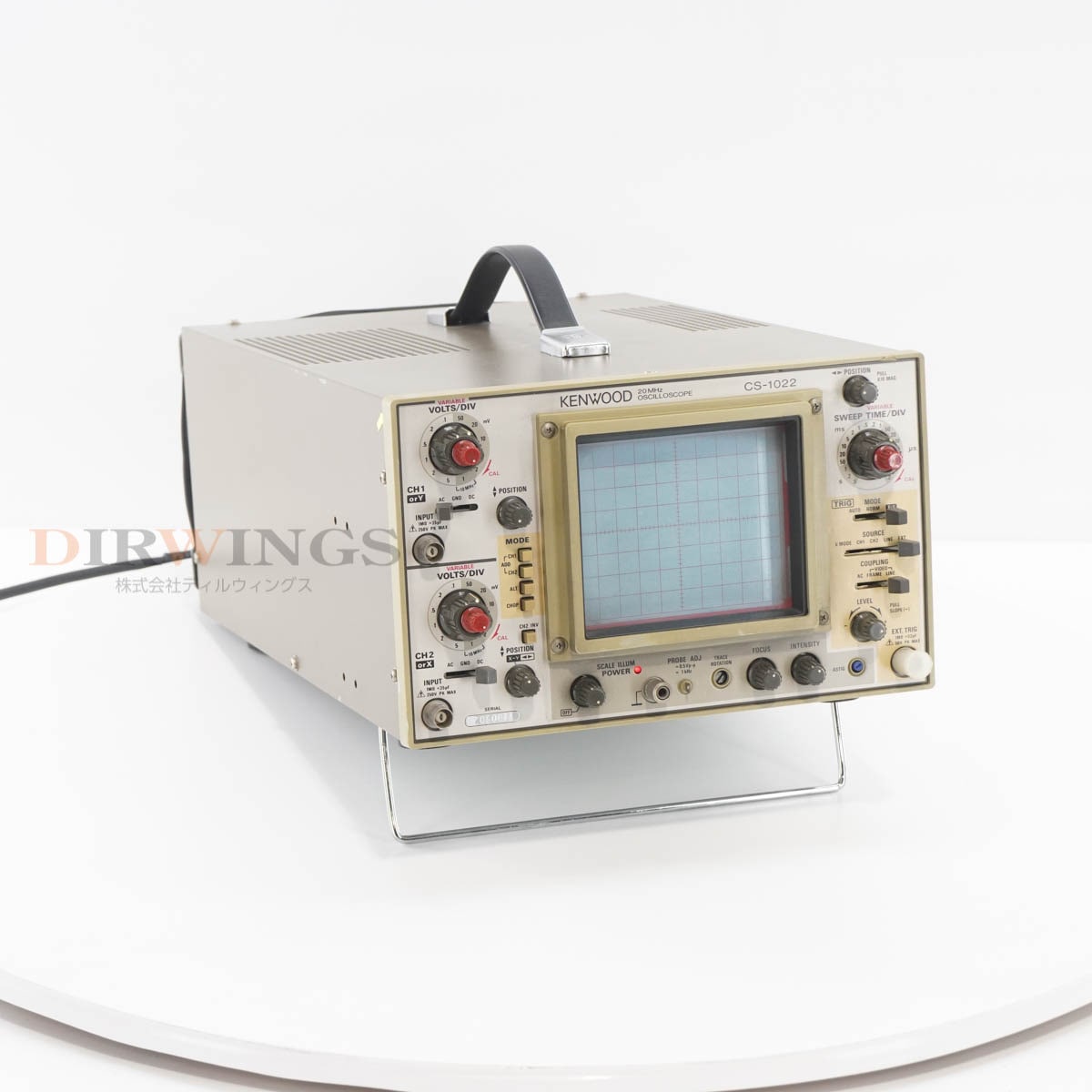 [DW]USED 8���ݾ� KENWOOD CS-1022 OSCILLOSCOPE �������������� 20MHz �Ÿ������� [06544-0067]