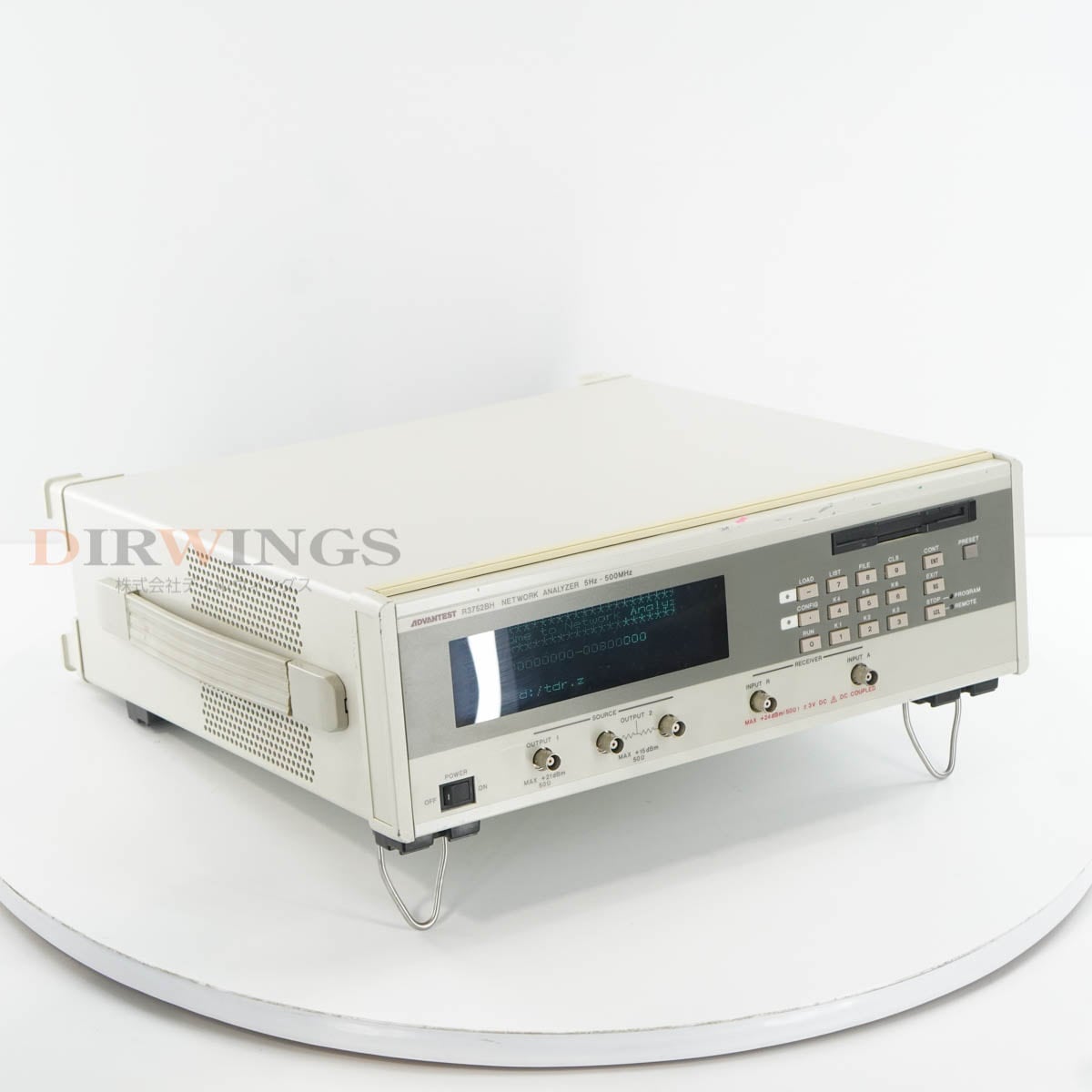 [DW]USED 8ݾ ADVANTEST R3752BH NETWORK ANALYZER ͥåȥʥ饤 5Hz-500MHz [06702-0602]
