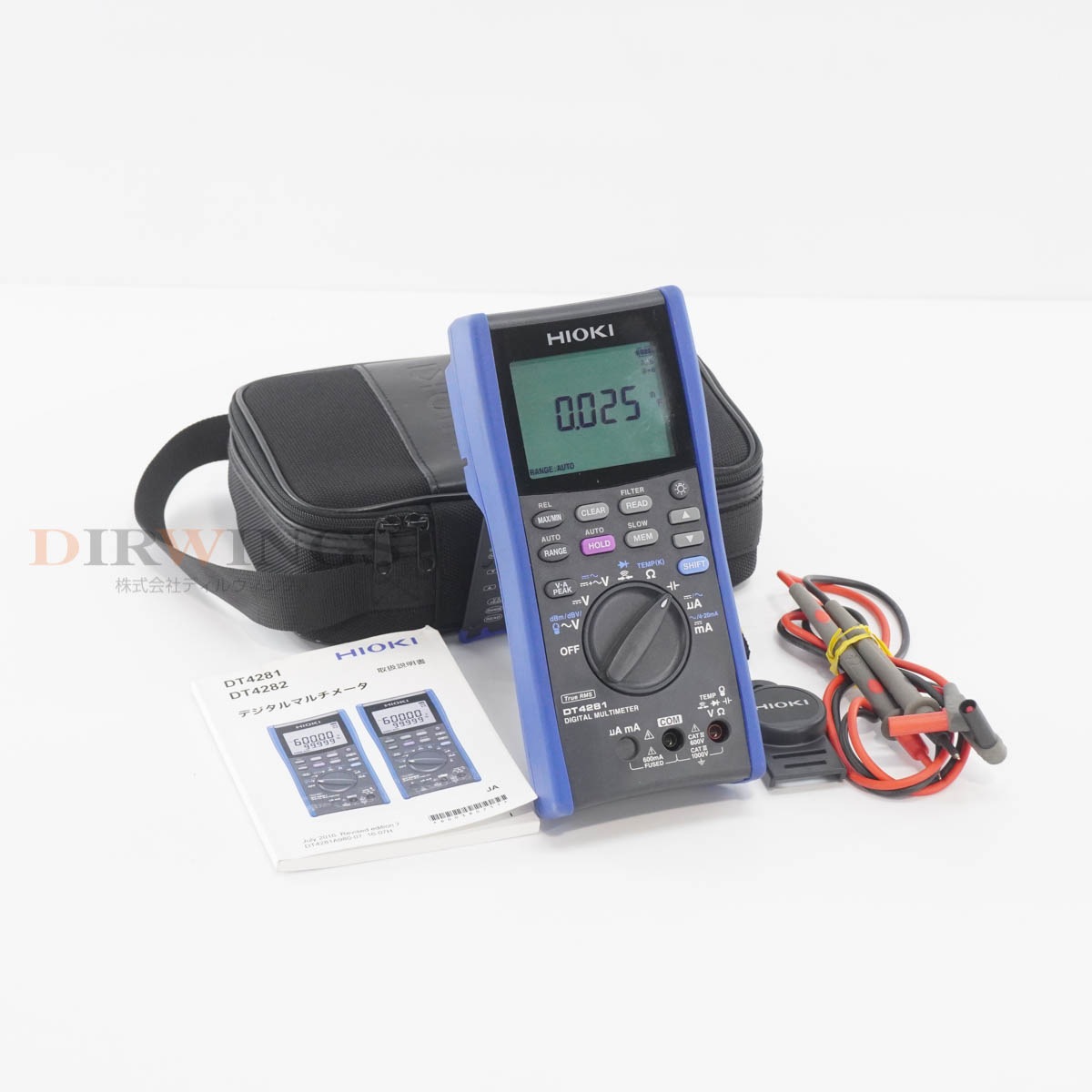 [DW]USED 8���ݾ� 15������ 11/2022CAL HIOKI DT4281 DIGITAL MULTIMETER �ǥ�����ޥ���᡼���� L9207-10 �谷������ [06705-0044]