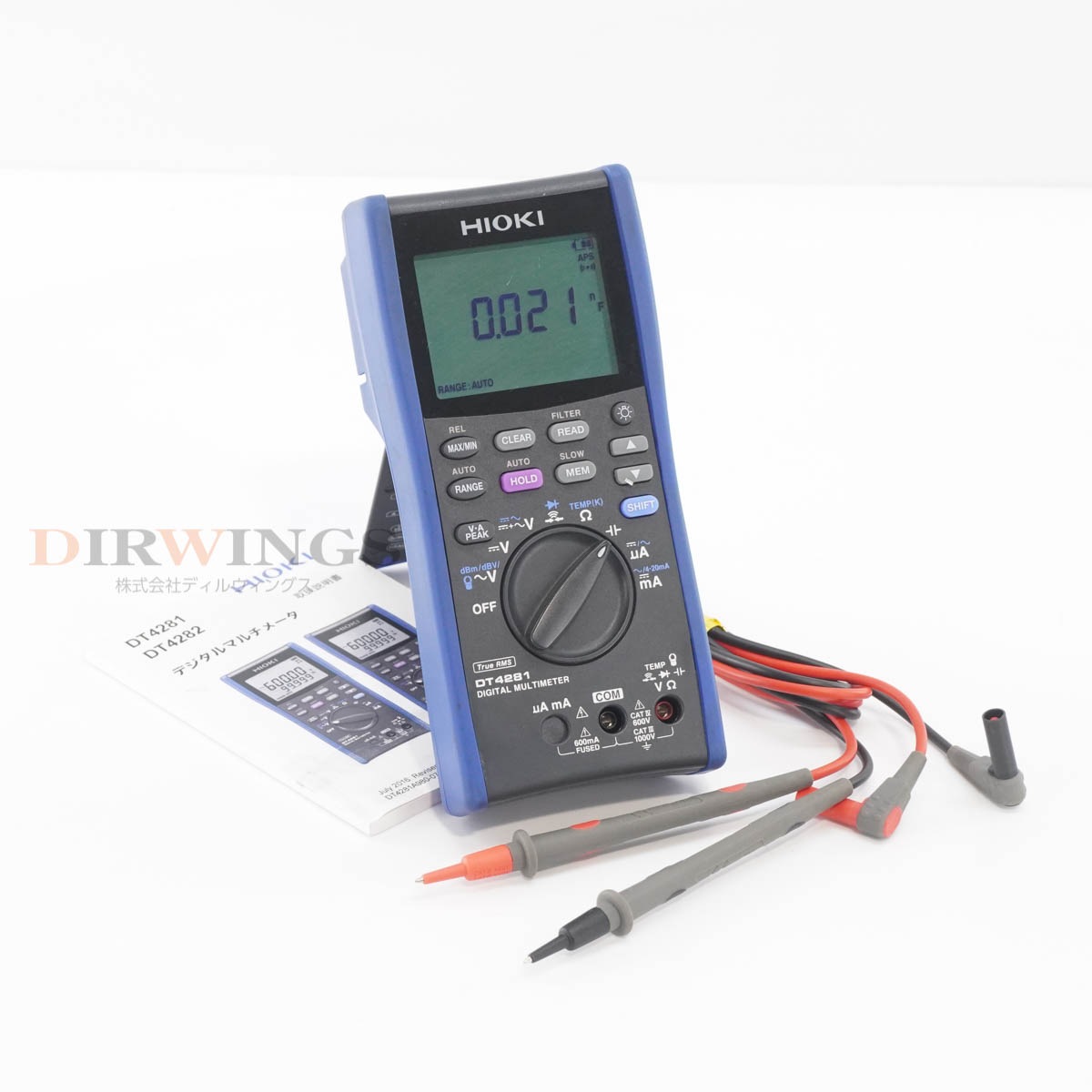 [DW]USED 8���ݾ� 02/2023CAL HIOKI DT4281 DIGITAL MULTIMETER �ǥ�����ޥ���᡼���� �谷������ [06705-0043]