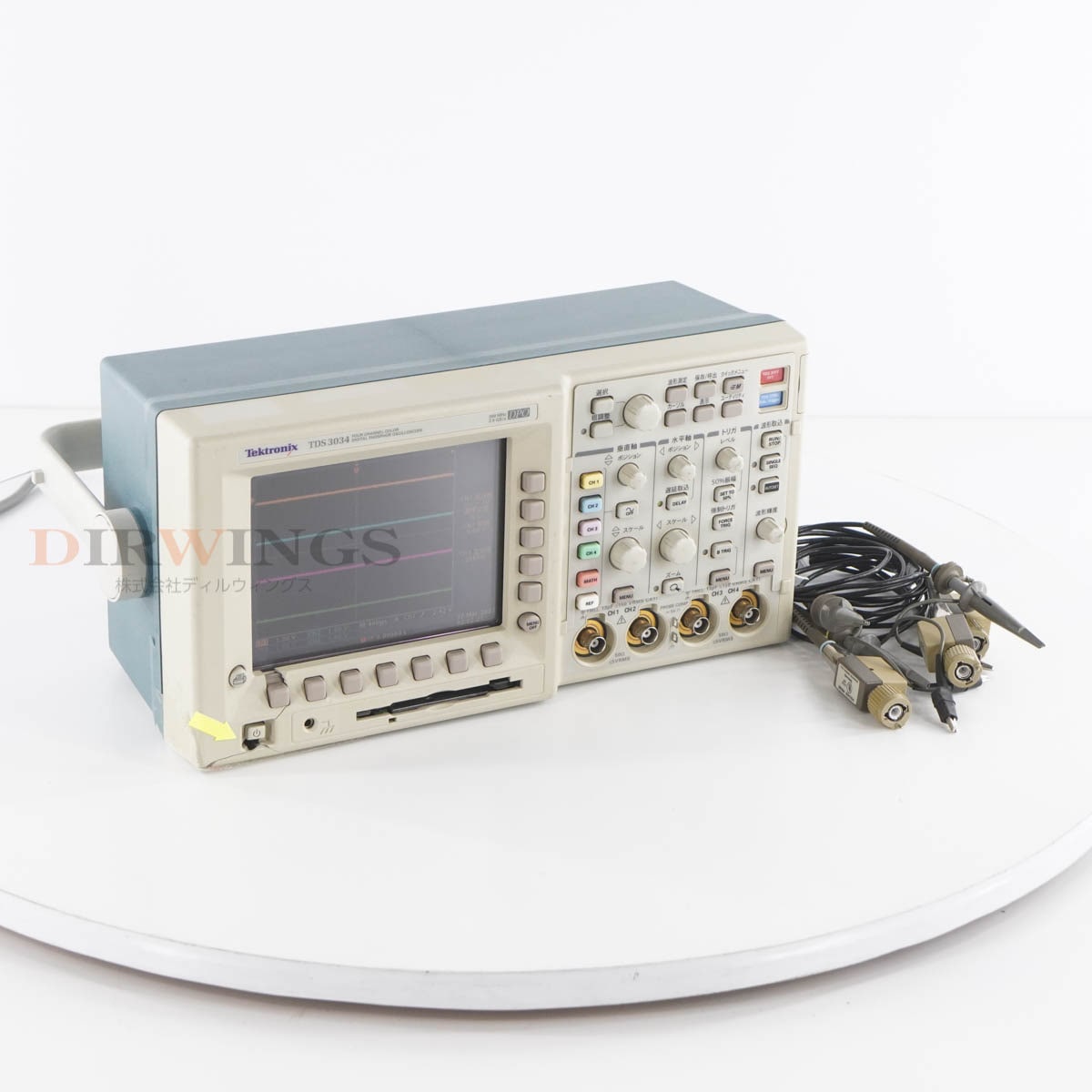 [DW]USED 8���ݾ� Tektronix TDS 3034 TDS3034 DIGITAL PHOSPHOR OSCILLOSCOPE �������������� 4ch 300MHz 2.5GS/s DPO P61...[06592-0007]