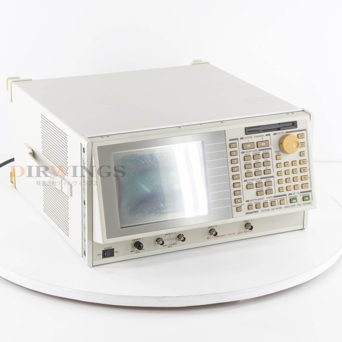 [JB]USED ݾڤʤ ADVANTEST R3753B NETWORK ANALYZER ͥåȥʥ饤 5Hz-500MHz [06702-0118]