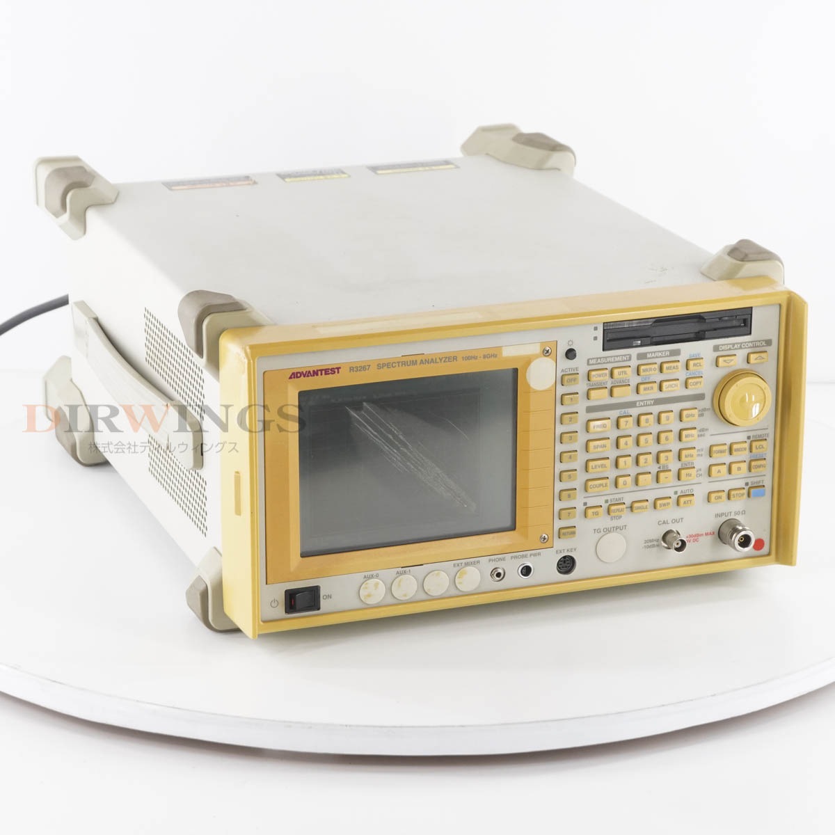 [DW]USED 8���ݾ� ADVANTEST R3267 SPECTRUM ANALYZER ���ڥ��ȥ�ॢ�ʥ饤���� OPT 01 21 63 64 65 69 100Hz-8GHz [06702-0185]