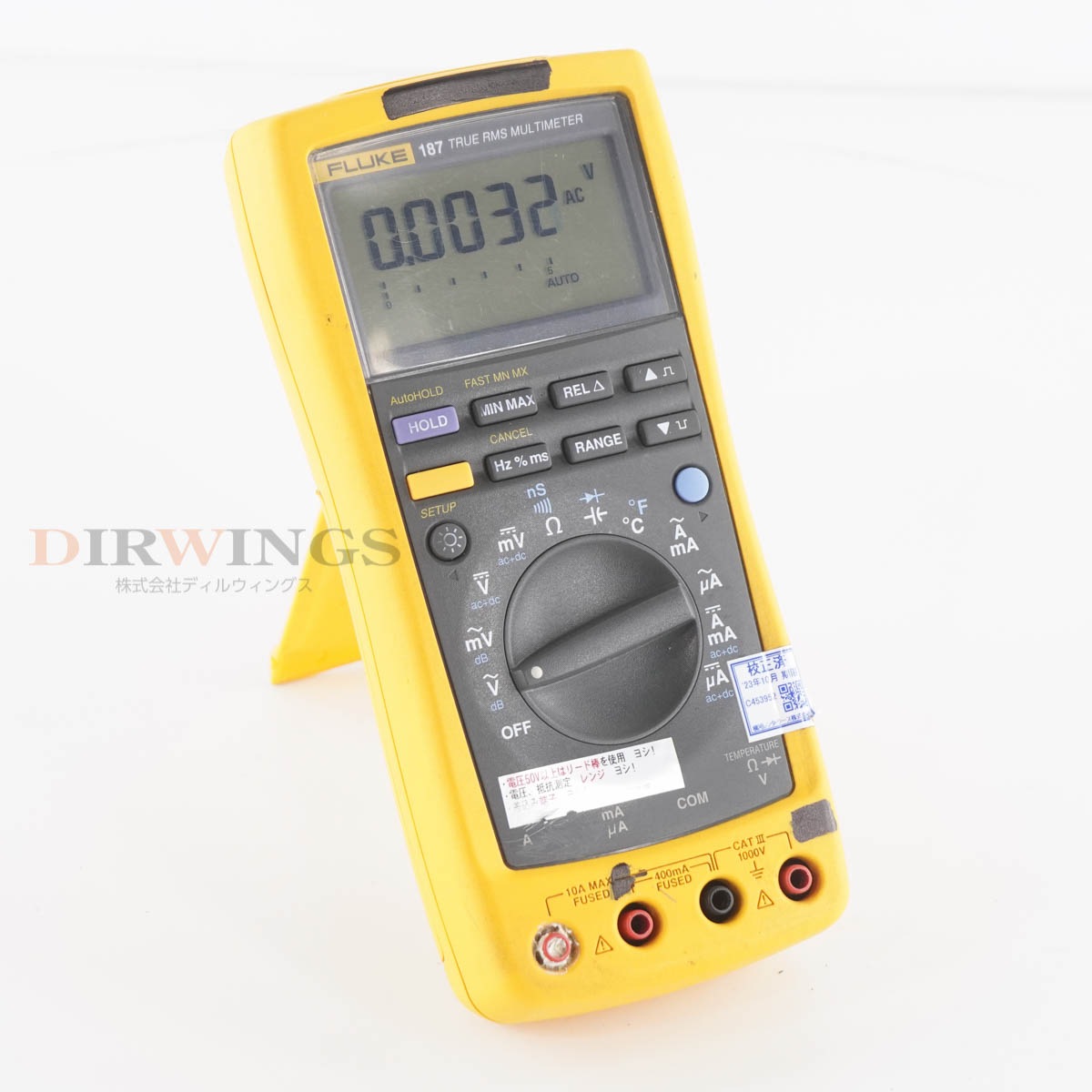 [DW]USED 8���ݾ� ����2023ǯ10����� FLUKE 187 DMM TRUE RMS MULTIMETER DIGITAL MULTIMETER �ǥ�����ޥ���᡼���� ��...[05355-0054]
