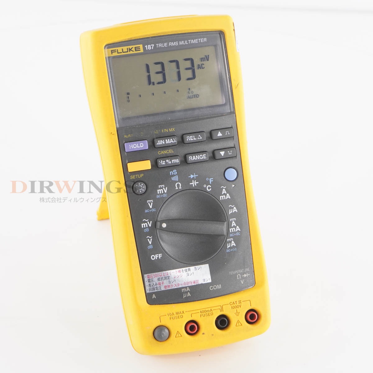 [DW]USED 8���ݾ� ����2024ǯ6����� FLUKE 187 DMM TRUE RMS MULTIMETER DIGITAL MULTIMETER �ǥ�����ޥ���᡼���� �ޥ�...[05355-0056]