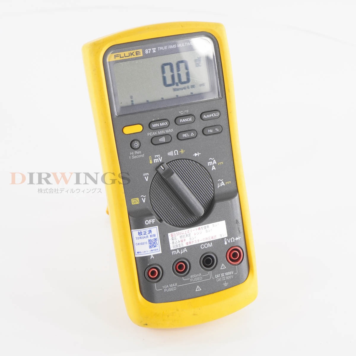 [DW]USED 8���ݾ� ����2023ǯ4����� FLUKE 87V 87 V DMM TRUE RMS MULTIMETER DIGITAL MULTIMETER �ǥ�����ޥ���᡼����...[05355-0086]