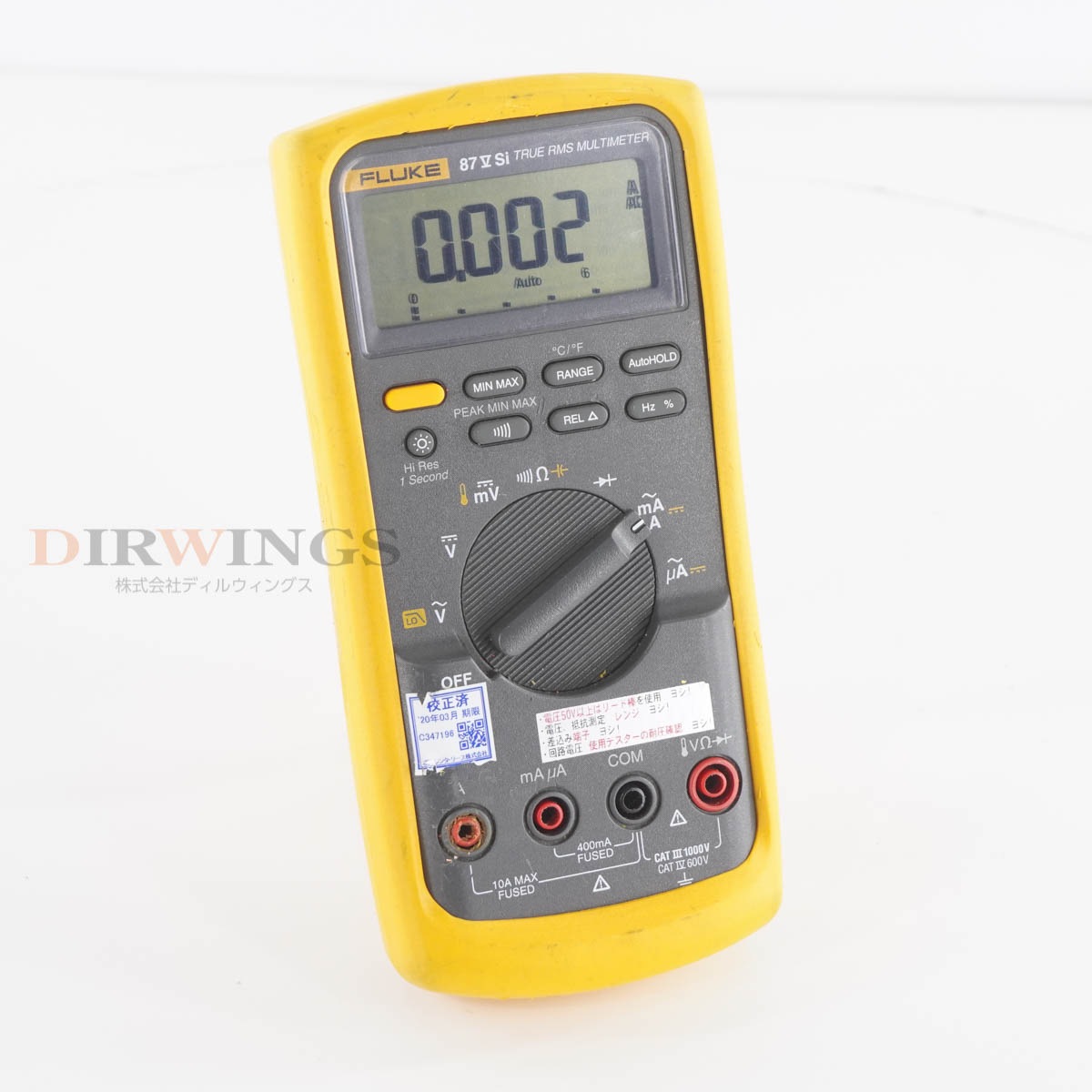 [DW]USED 8���ݾ� FLUKE 87VSi 87 V Si TRUE RMS MULTIMETER DIGITAL MULTIMETER �ǥ�����ޥ���᡼���� �����ѥޥ���᡼...[05355-0095]
