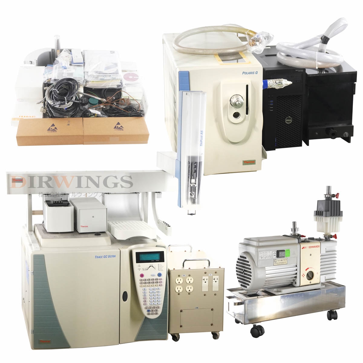 [DW]USED 8ݾ å Thermo ELECTRON POLARIS Q TRACE GC ULTRA GC/MS Gas chromatograph Mass Spectrometer ...[06592-0012]