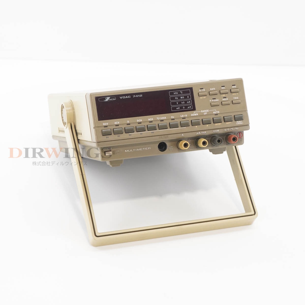 [JB]USED �ݾڤʤ� IWATSU VOAC 7412 VOAC7412 DIGITAL MULTIMETER �ǥ�����ޥ���᡼���� [06766-0029]