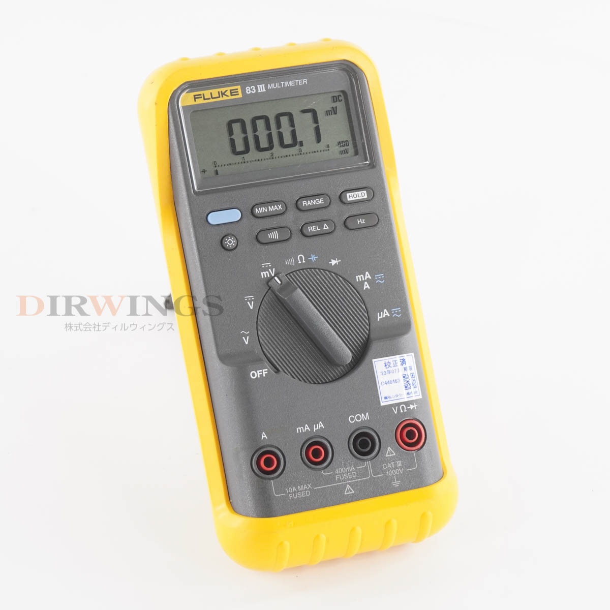 [DW]USED 8���ݾ� ����2023ǯ7����� FLUKE 83III 83 III DMM DIGITAL MULTIMETER �ǥ�����ޥ���᡼���� �ޥ���᡼���� [05355-0070]