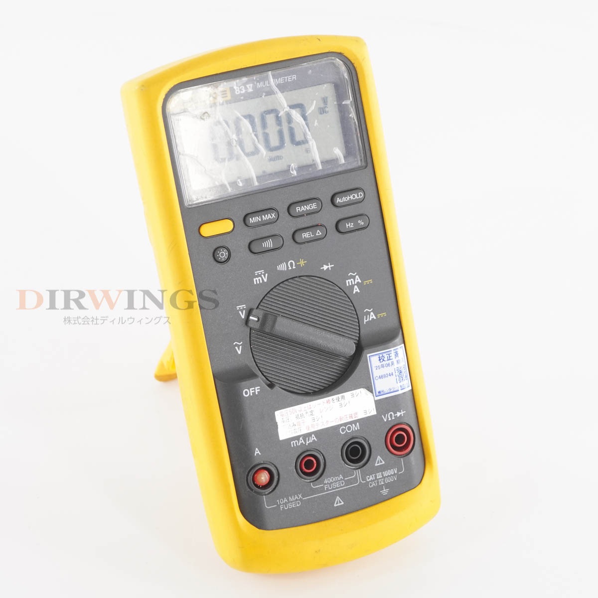 [DW]USED 8���ݾ� ����2025ǯ6����� FLUKE 83V 83 V DMM DIGITAL MULTIMETER �ǥ�����ޥ���᡼���� �ޥ���᡼���� [05355-0074]