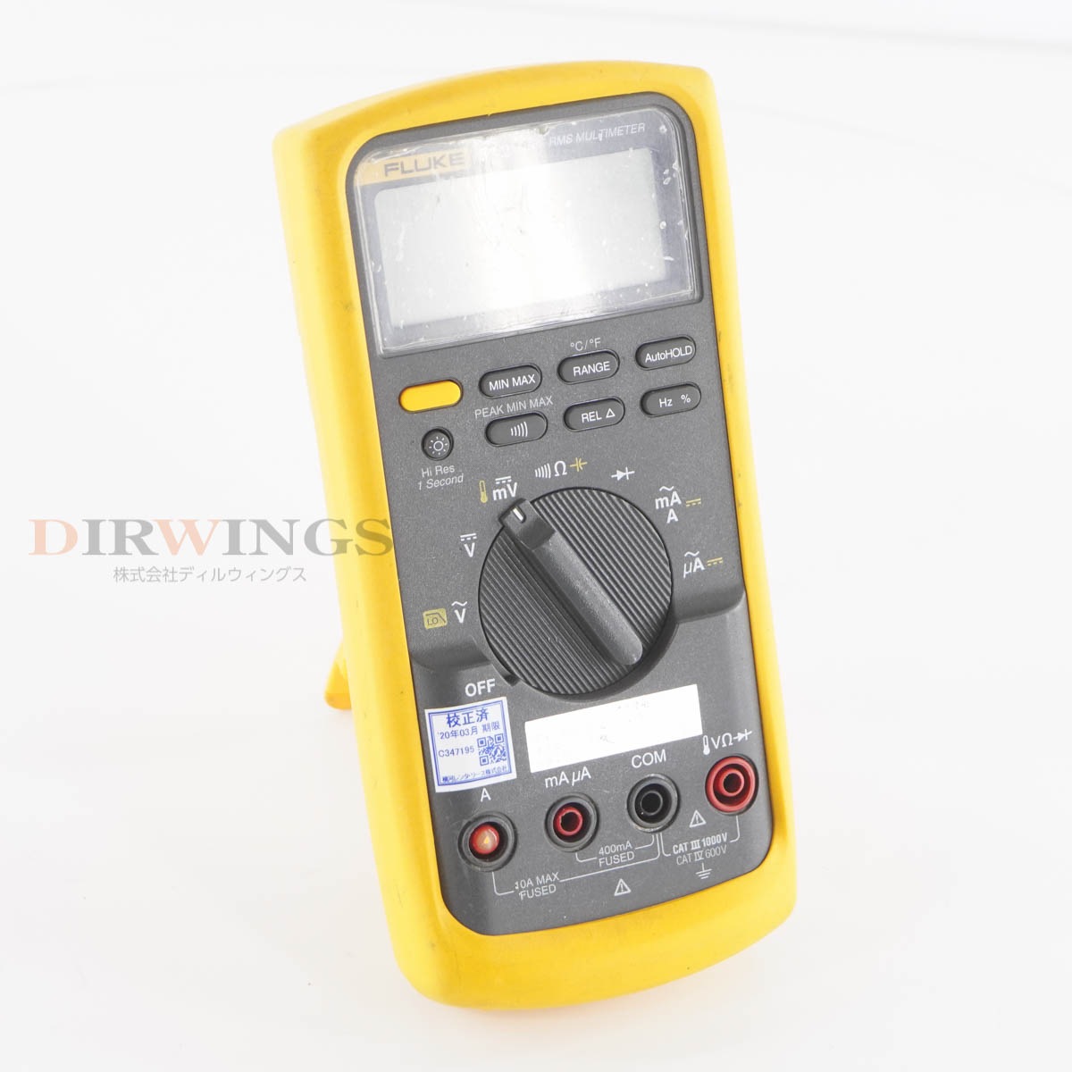 [DW]USED 8���ݾ� FLUKE 87V 87 V DMM TRUE RMS MULTIMETER DIGITAL MULTIMETER �ǥ�����ޥ���᡼���� �ޥ���᡼���� [05355-0081]