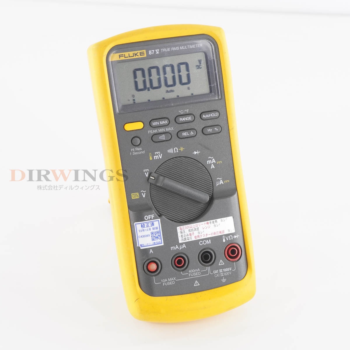 [DW]USED 8���ݾ� ����2023ǯ12����� FLUKE 87V 87 V DMM TRUE RMS MULTIMETER DIGITAL MULTIMETER �ǥ�����ޥ���᡼��...[05355-0082]
