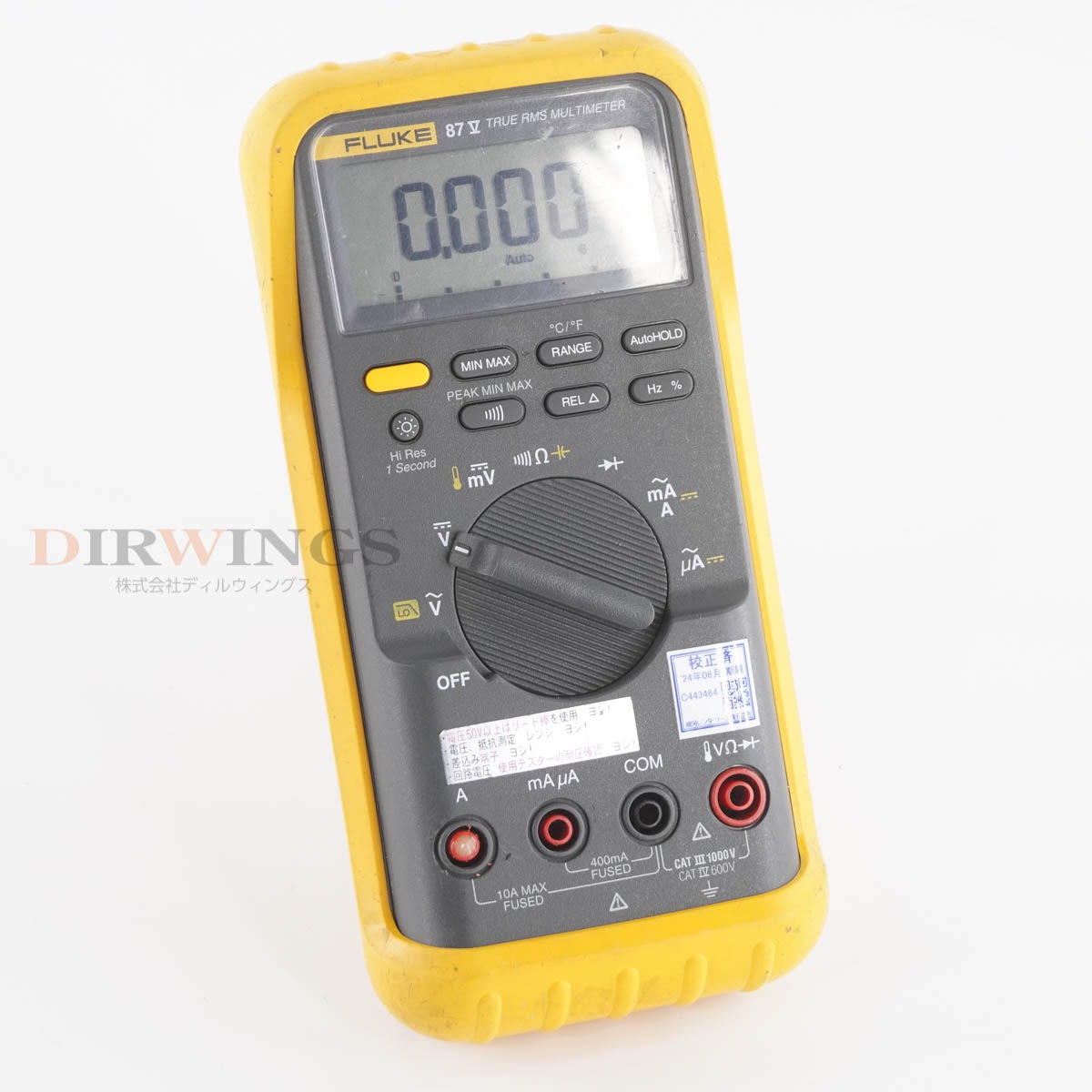 [DW]USED 8���ݾ� ����2024ǯ6����� FLUKE 87V 87 V DMM TRUE RMS MULTIMETER DIGITAL MULTIMETER �ǥ�����ޥ���᡼����...[05355-0083]