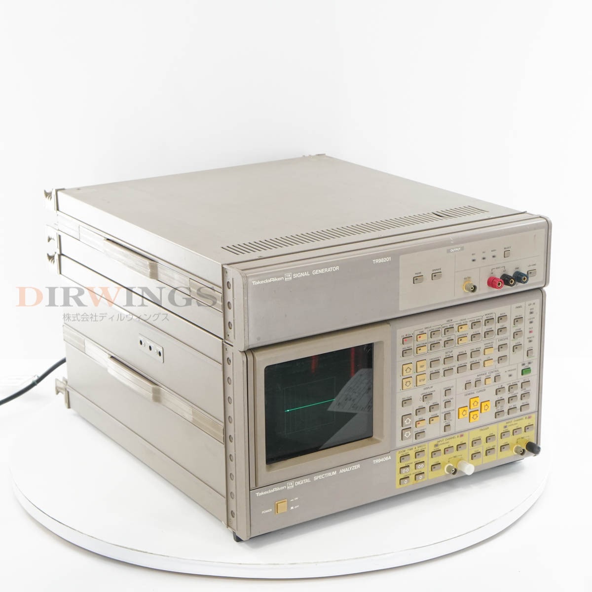 [DW]USED 8���ݾ� TAKEDA RIKEN TR9406A TR98201 DIGITAL SPECTRUM ANALYZER SIGNAL GENERATOR ���ڥ��ȥ�ॢ�ʥ饤���� ...[06800-0012]