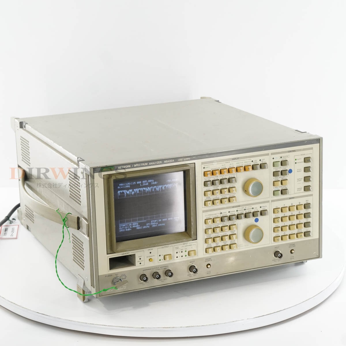 [DW]USED 8���ݾ� Anritsu MS420A NETWORK/SPECTRUM ANALYZER �ͥåȥ�� ���ڥ��ȥ�ॢ�ʥ饤���� 10Hz-30MHz ���� [06800-0013]