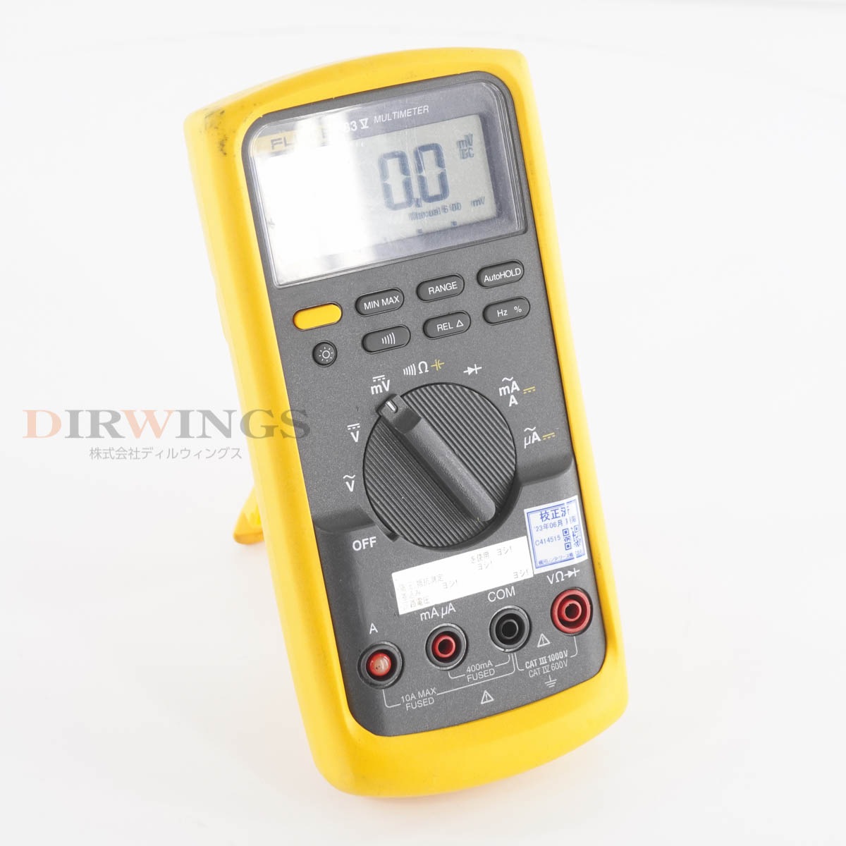 [DW]USED 8���ݾ� 4������ ����2023ǯ6����� FLUKE 83V 83 V DMM DIGITAL MULTIMETER �ǥ�����ޥ���᡼���� �ޥ���᡼...[05355-0065]