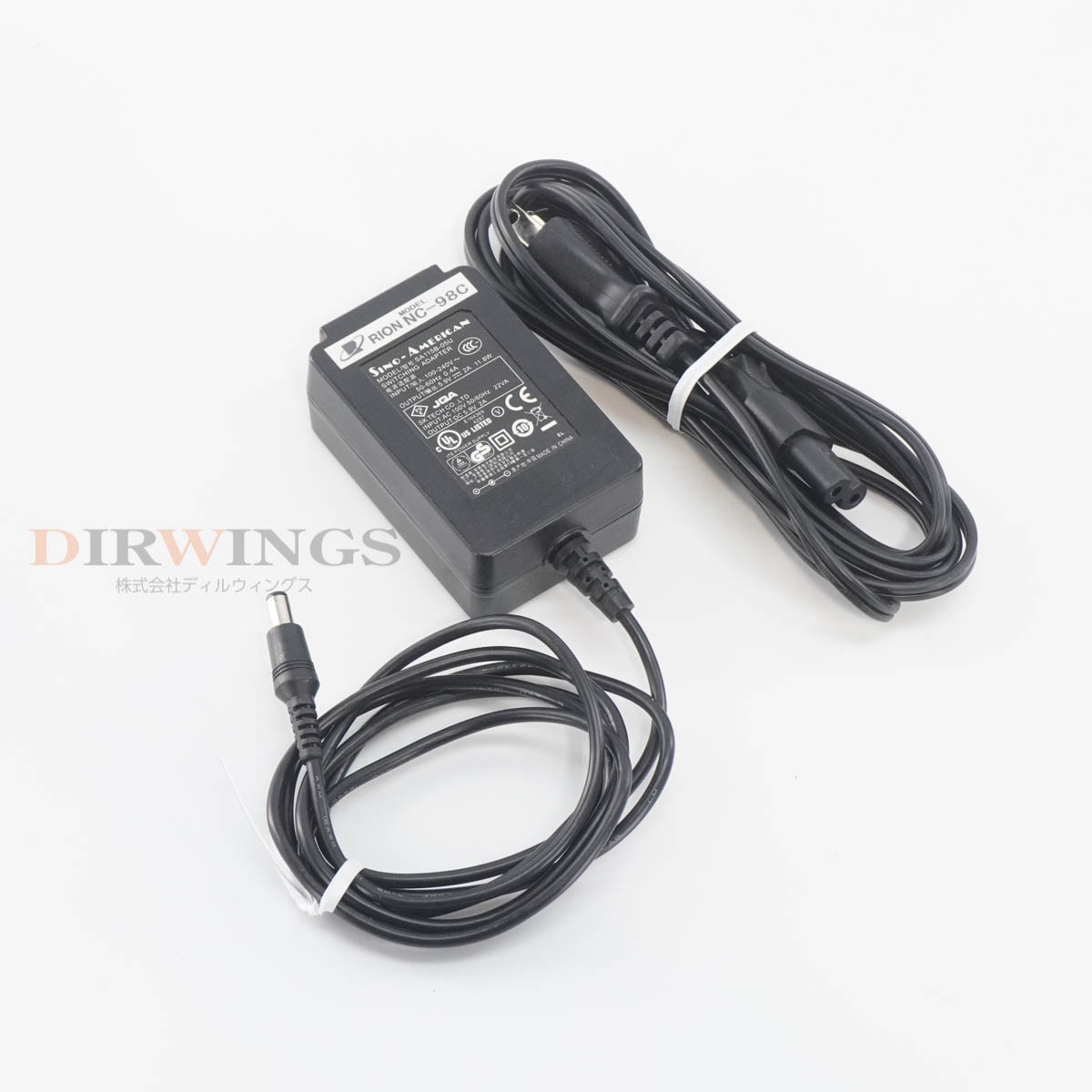 [DW]USED 8���ݾ� 2������ RION NC-98C AC adapter AC�����ץ��� ������ ��ư�� ��®�� �Ÿ������� [06759-0173]